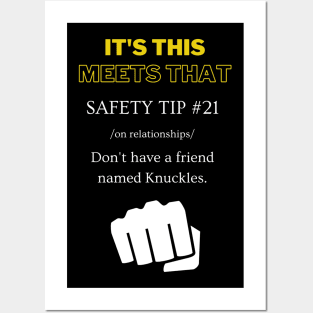 Safety Tip #21 - It's This Meets That Posters and Art